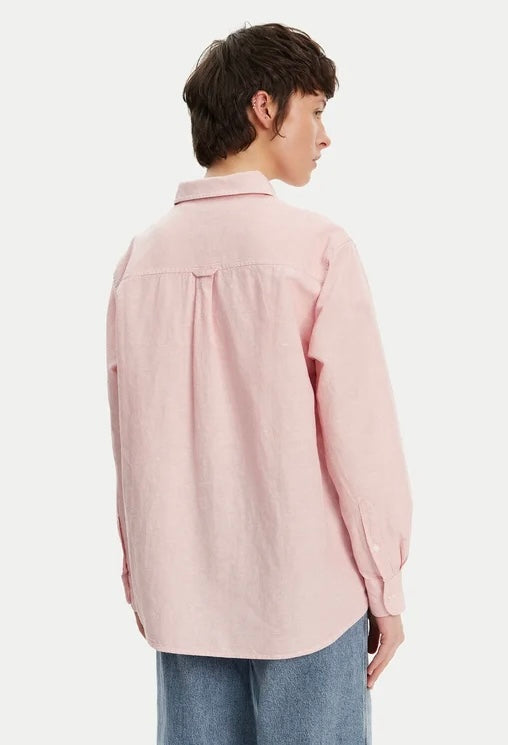 Tommy Jeans Pinstripe Linen Relaxed Shirt