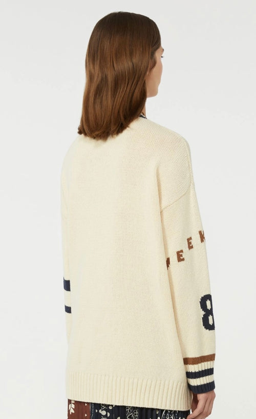 Weekend MaxMara Oversized Cotton Blend Cardigan