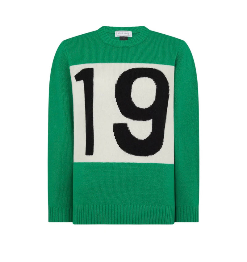 Bella Freud 1970 New Era Jumper - Green