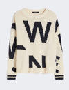 Weekend MaxMara Pattern Knit Crewneck Sweater