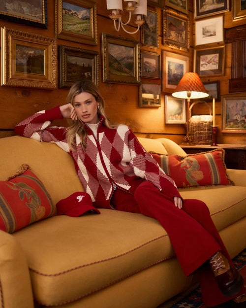 Varley Karina Jacquard Knit Jacket