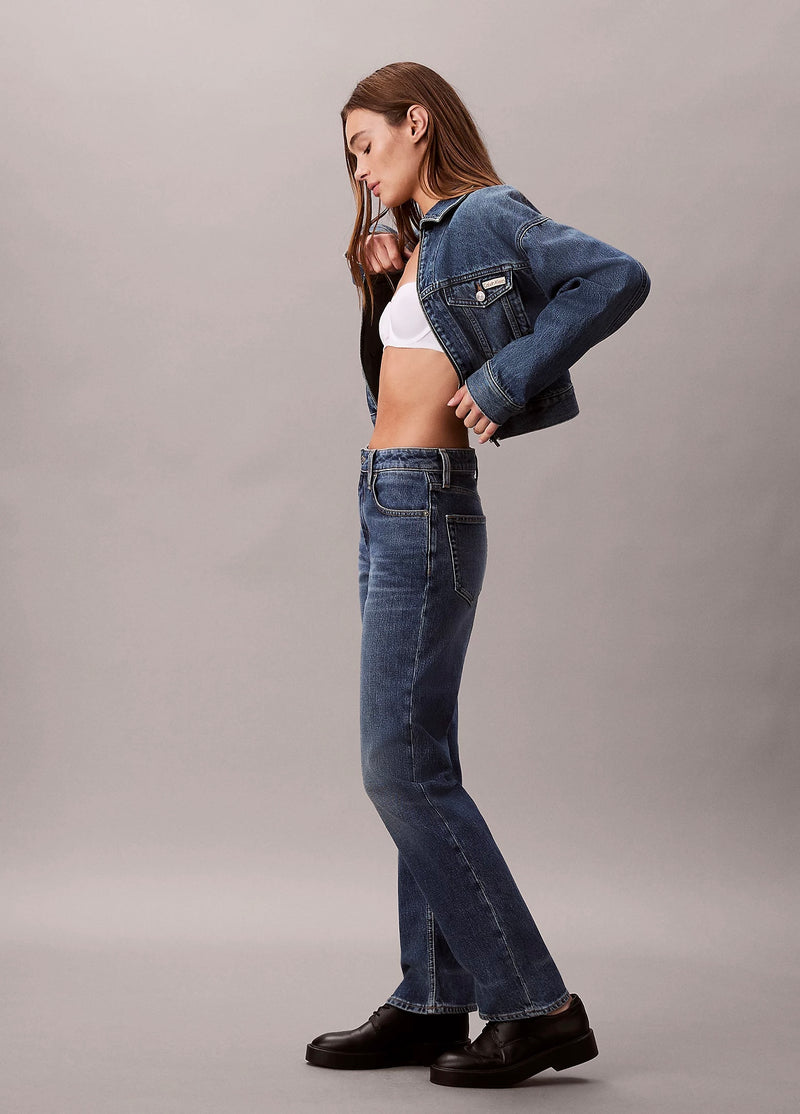 Calvin Klein High Rise Straight Jean