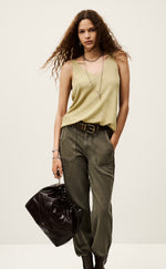 Ba&sh zuani gold top