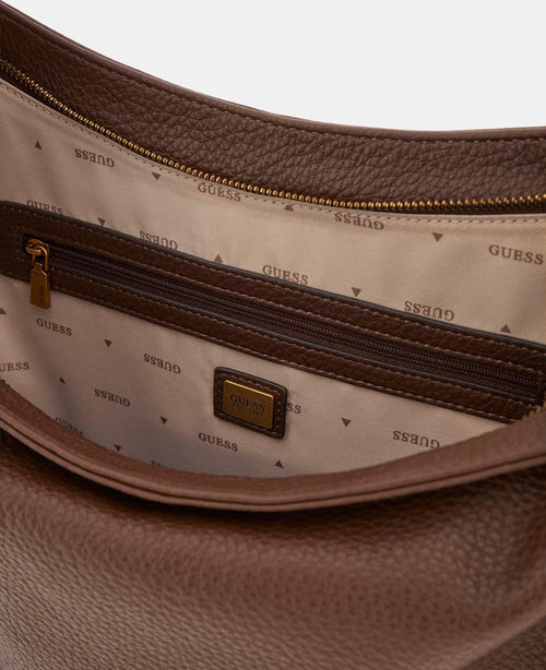 Guess Camden Shoulder Bag - Brown