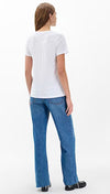 Rag & Bone Slub V-Neck Tee - White