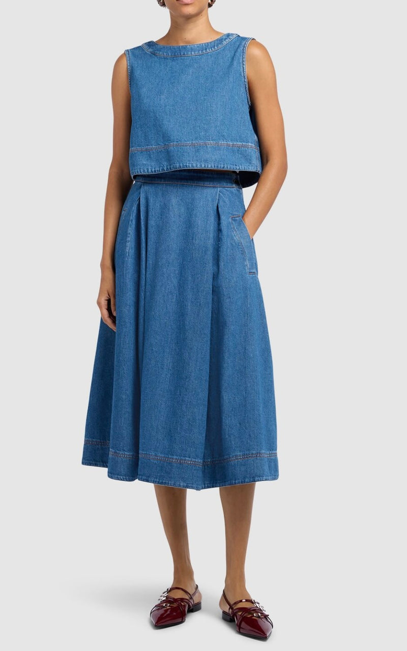 Weekend MaxMara Magia Denim Top