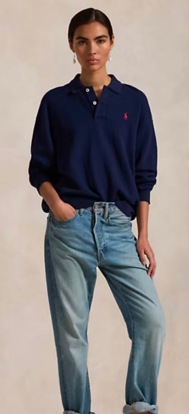 RALPH LAUREN POLO FLEECE SWEATER