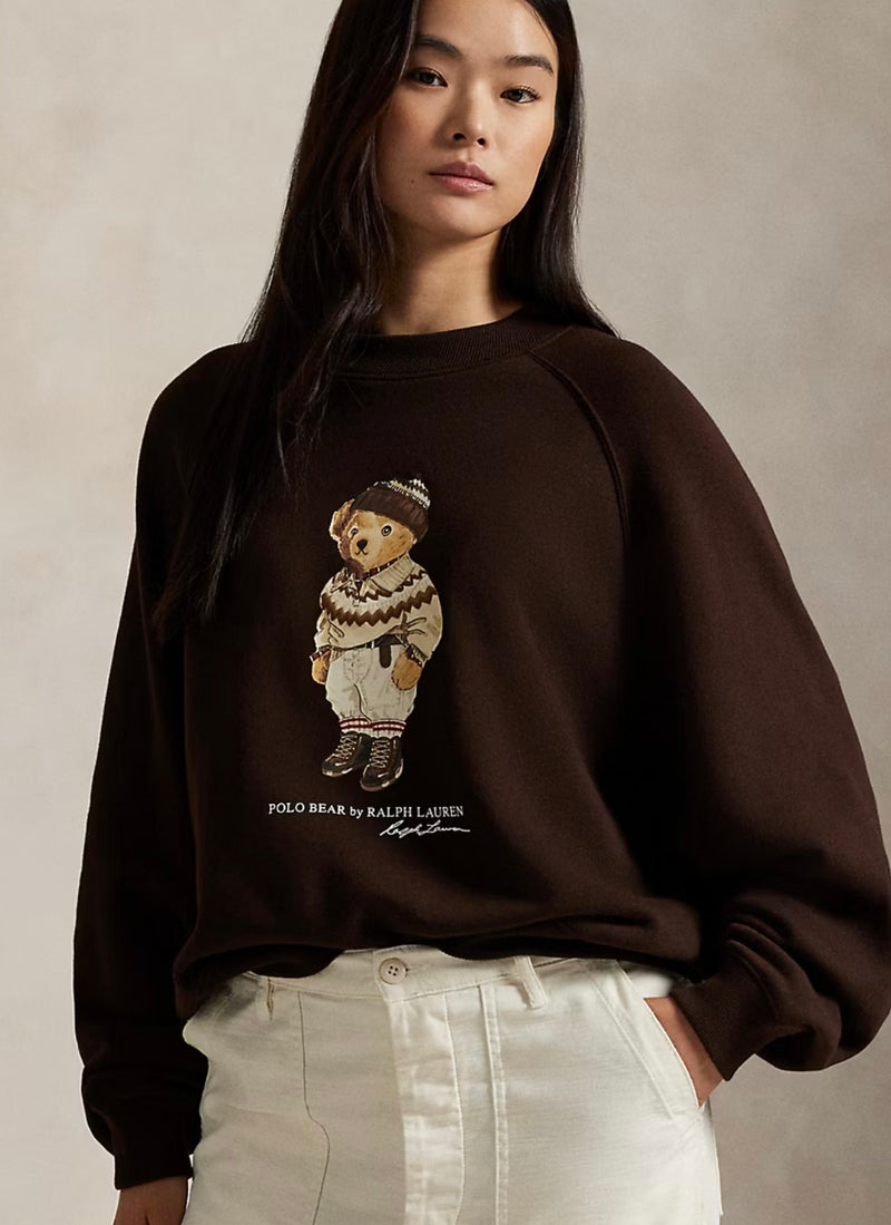 Ralph Lauren Polo Bear Fleece Crewneck Sweater