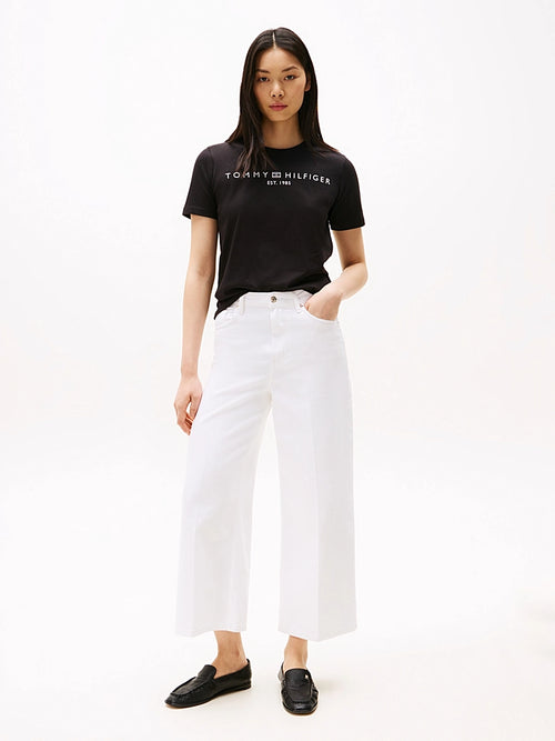 Tommy Hilfiger Logo Tee - Black