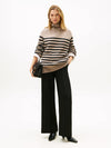 Tommy Hilfiger Punto Wide Leg Pant - Black