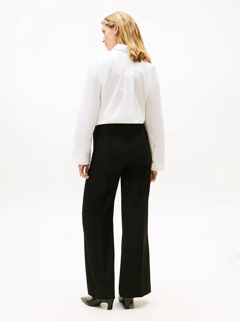 Tommy Hilfiger Punto Wide Leg Pant - Black