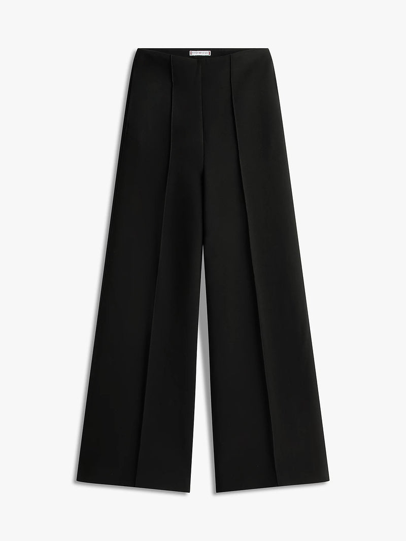 Tommy Hilfiger Punto Wide Leg Pant - Black