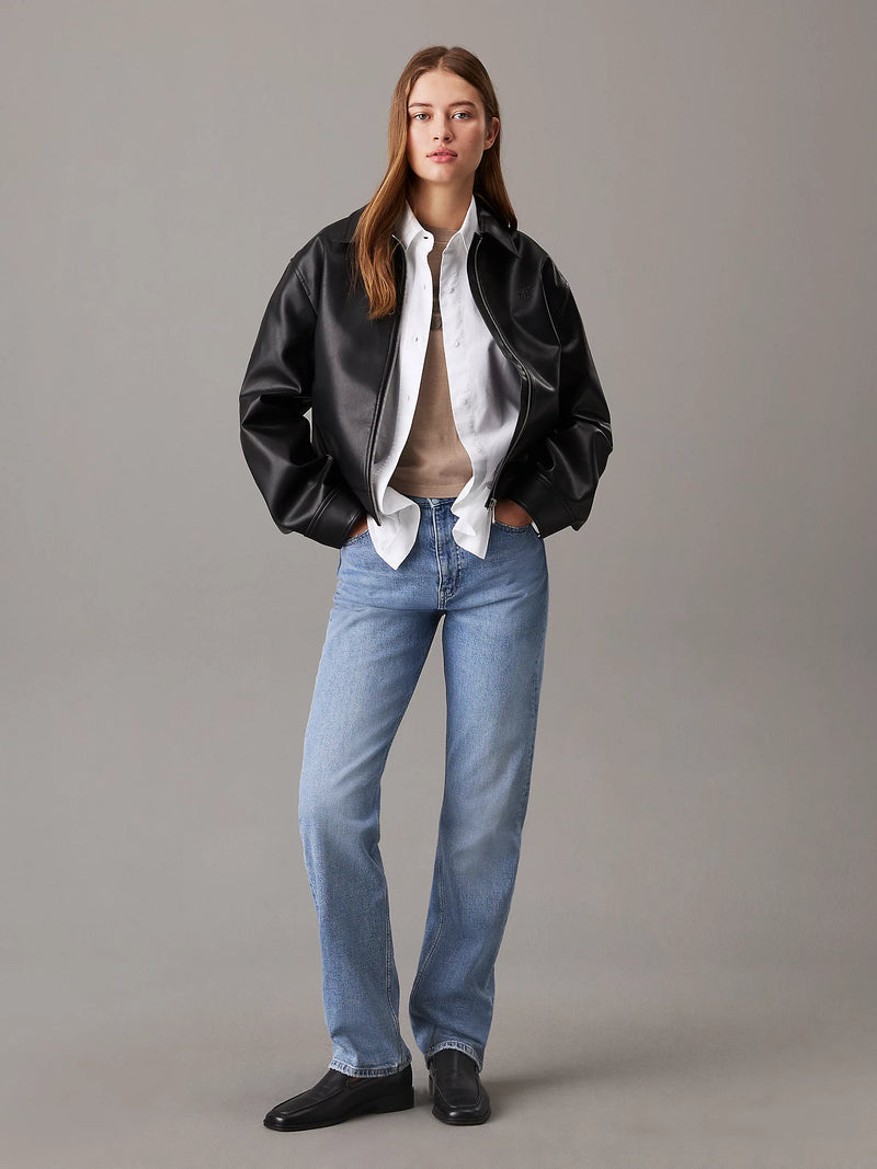 Calvin Klein High Rise Straight Jean
