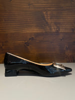 Högl patent black pumps