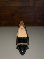 Högl patent black pumps