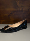 Högl patent black pumps
