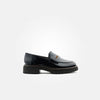 Paul Green suede black/toffee loafer