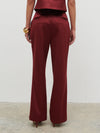 Pretty Lavish Lorah Wide Leg Satin Trouser