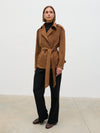 Pretty Lavish Lennon Faux Suede Tie Waist Jacket