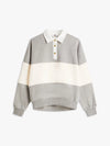 Tommy Hilfiger Gold Button Rugby Fleece Sweater