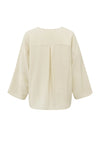 Yaya Flowy V-Neck Blouse