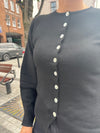 Pretty Lavish Kyle Fitted Knit Cardigan - Black