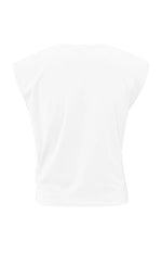 Yaya Sleeveless top with knot detail
