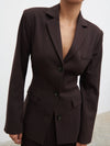 Pretty Lavish Elsa Cinched Blazer