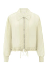 Yaya Light Weight Blouse With Zipper
