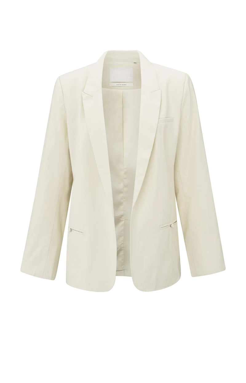 Yaya Woven blazer with pocket details