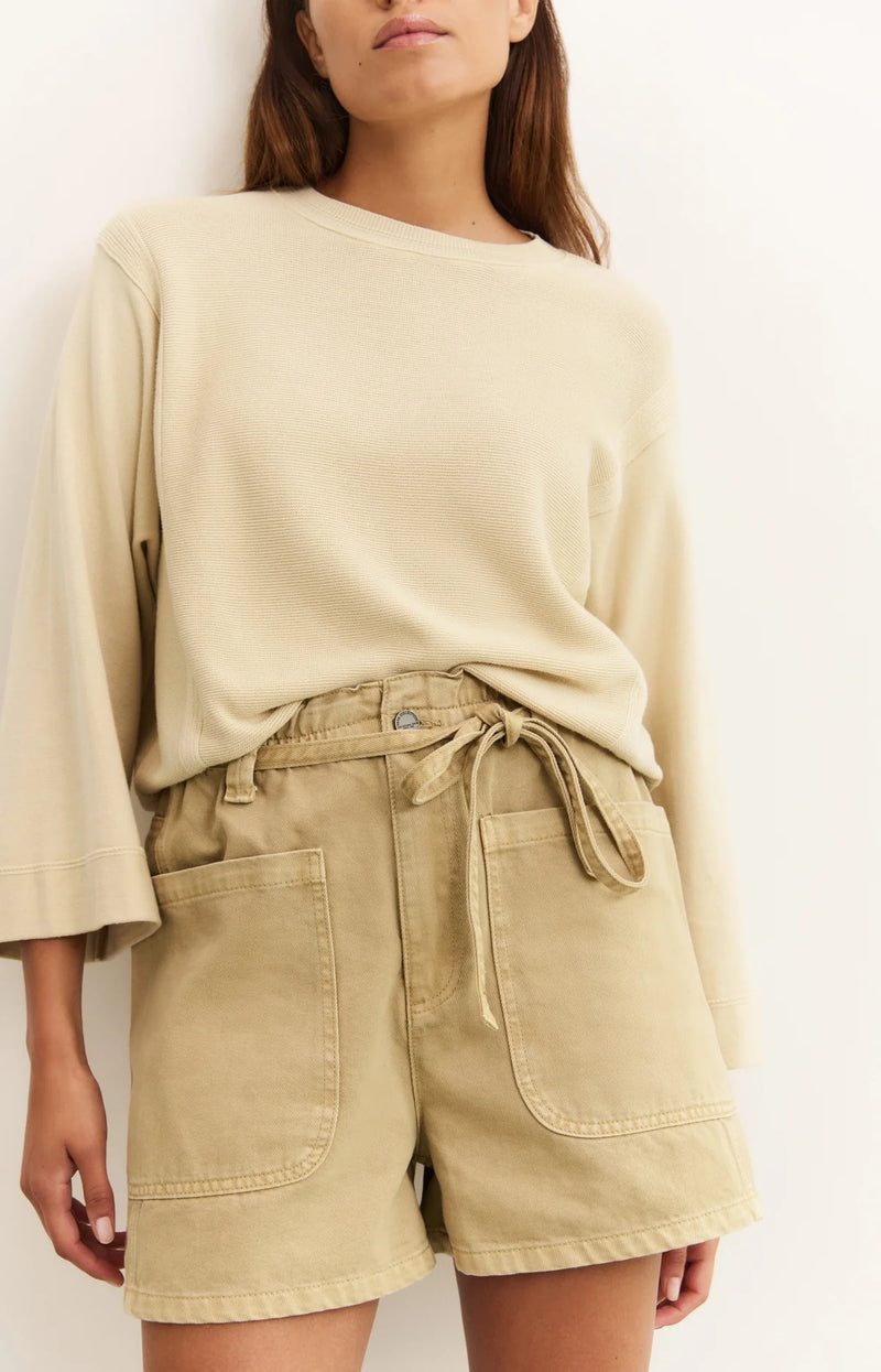 Yaya Sweater with mixed textures