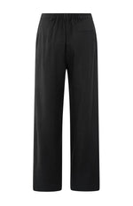 Yaya Linen Trouser, Washed black