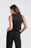Yaya Washed Black Gilet