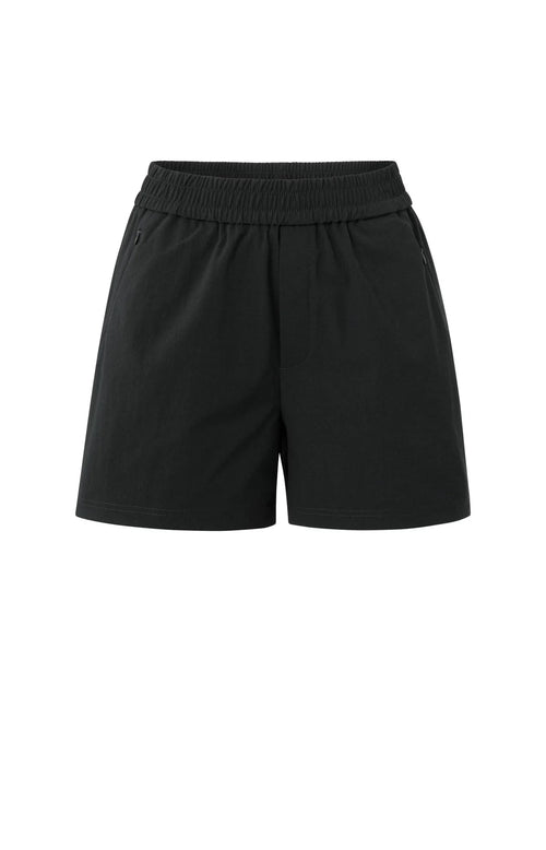 Yaya Woven Shorts Washed black