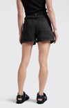 Yaya Denim Cargo Shorts Washed black