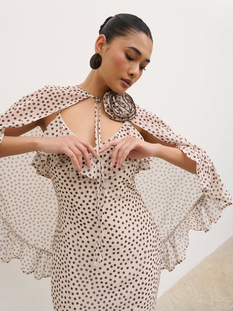 corsage cape maxi dress Pretty Lavish Oriana – House of Labels Ltd Style:F25303G making it a go 6/5/2026 Orange Maxi Skirt Available
