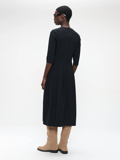 Jane Lushka Heide Tech Jersay Dress LS - Black