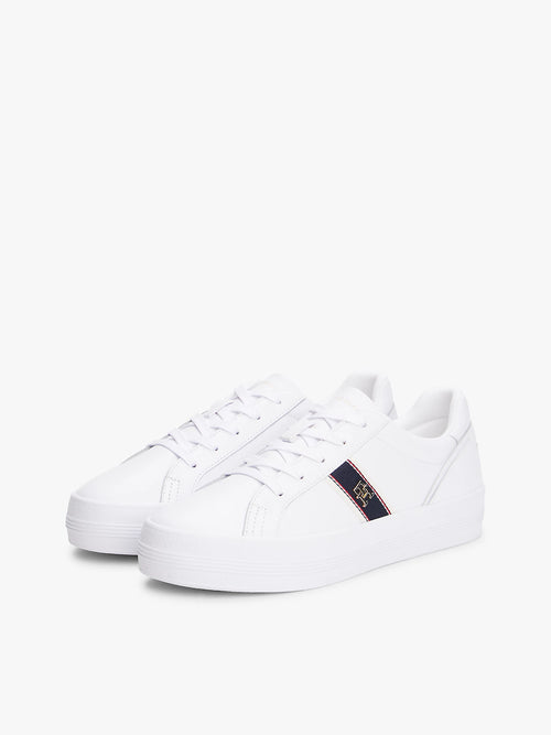 Tommy Hilfiger Monogram Plaque Trainer