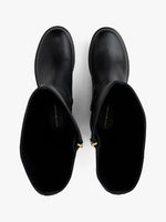 Tommy Hilfiger Horsebit Riding Long Boots - Black