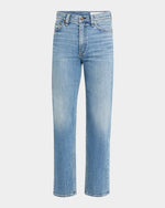 Rag & Bone Harlow Mid Rise Straight Ankle Jean