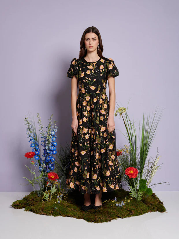 Dream Sister Jane Wood Lily Embroidered Maxi Dress