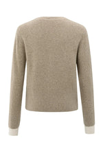 Yaya Cardigan with Contrast Details and V-Neck