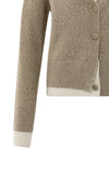 Yaya Cardigan with Contrast Details and V-Neck