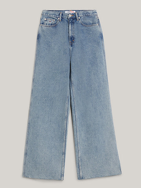 TOMMY JEANS CLAIRE HIGH RISE WIDE LEG JEANS ( DENIM LIGHT)