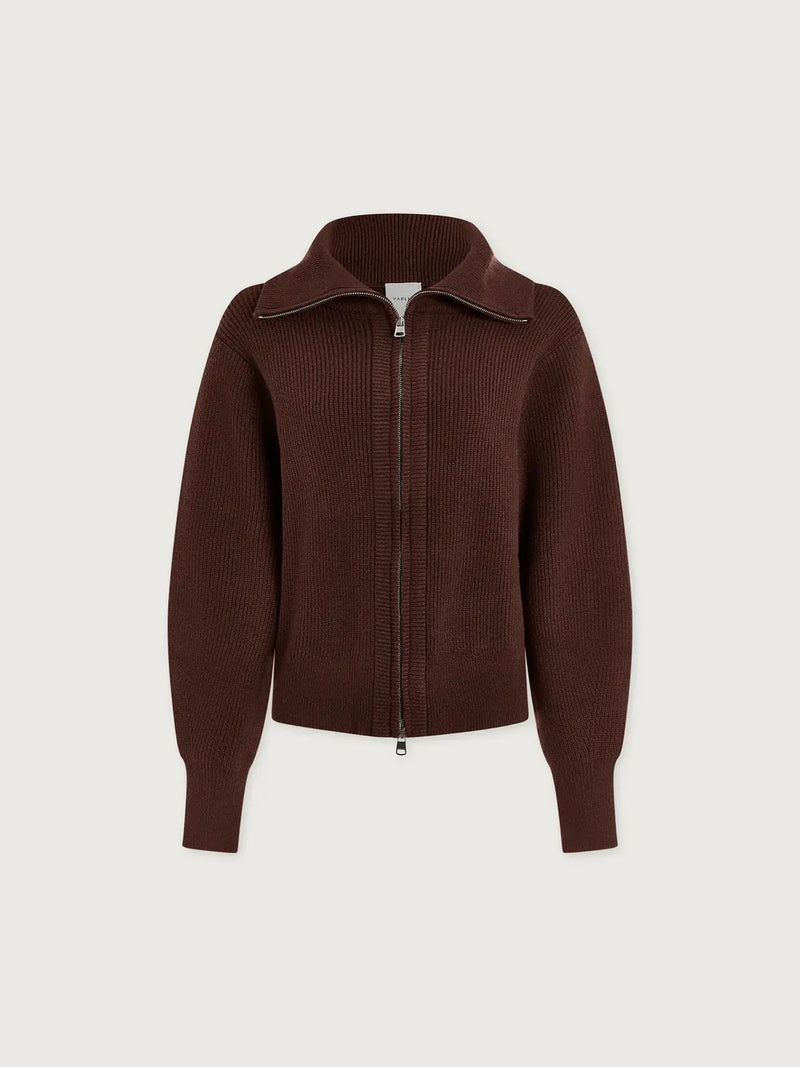 Varley Enrico knit jacket - Brown