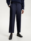 TOMMY HILFIGER SLIM FIT STRAIGHT LEG TROUSERS NAVY