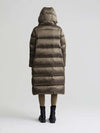 Varley Katya Long Down Puffer - Olive Green