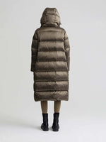 Varley Katya Long Down Puffer - Olive Green