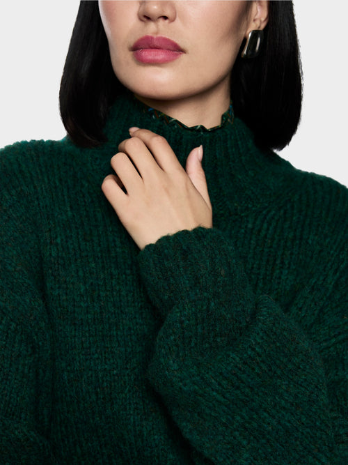 Marc Cain Knitted in Germany cosy jumper - Green