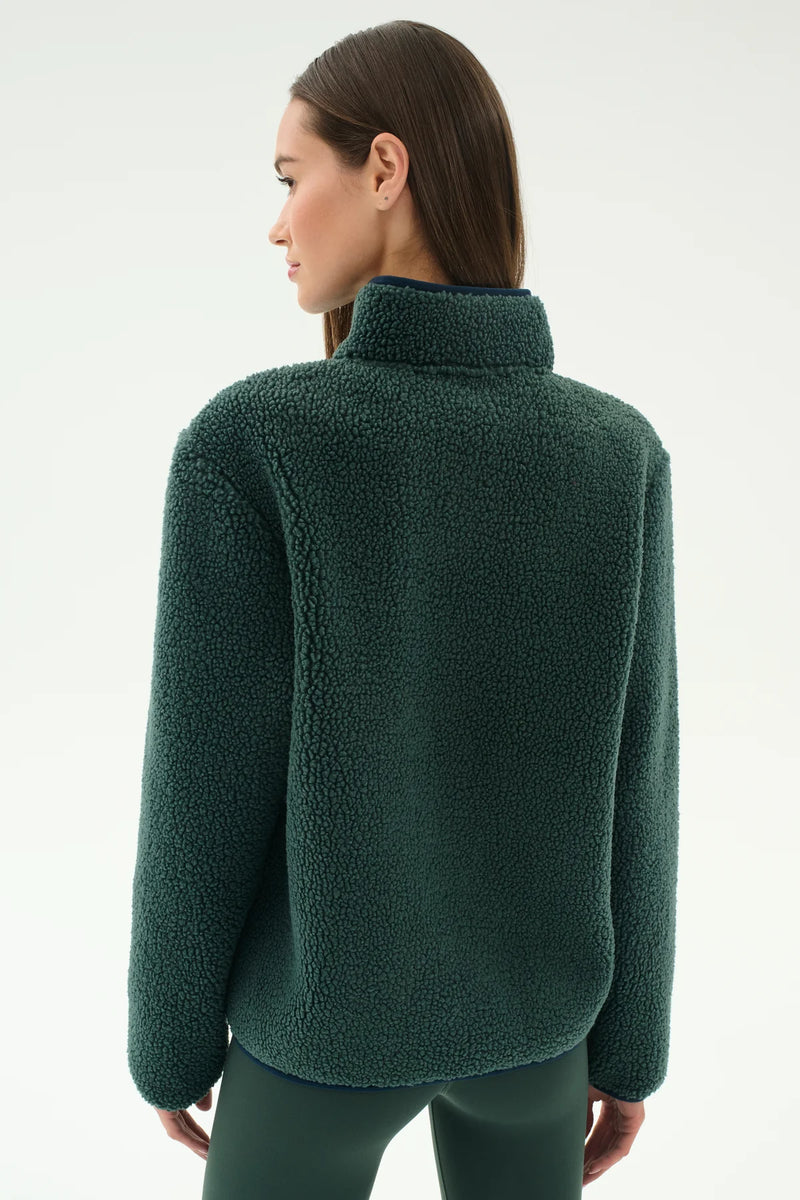 Splits 59 - Harris Sherpa Jacket - Green/Navy